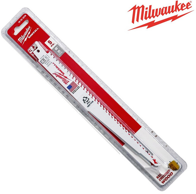 밀워키 컷쏘날 못 있는 목재용 5TPI 9인치 48-00-5036, 1개