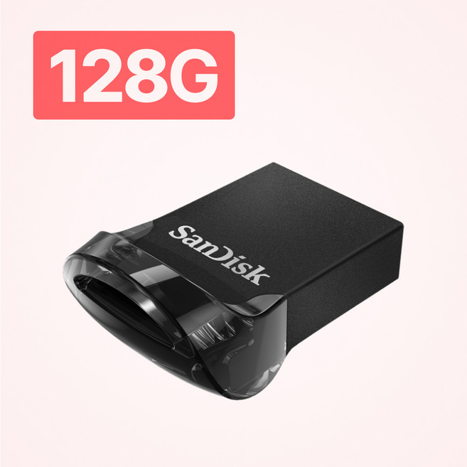 샌디스크 울트라 핏 USB 3.1 플래시 드라이브 SDCZ430, 128GB, 1개