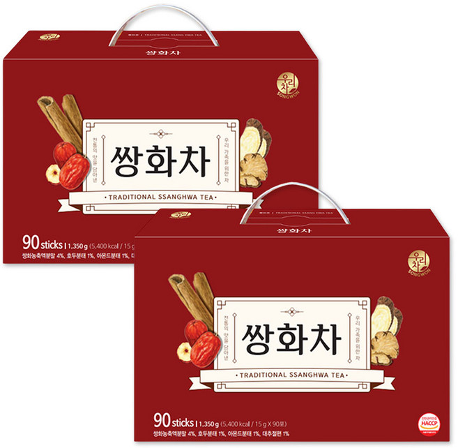 우리차 쌍화차, 15g, 90개입, 2개
