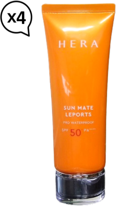헤라 선 메이트 레포츠 선크림 SPF50+ PA++++, 4개, 70ml