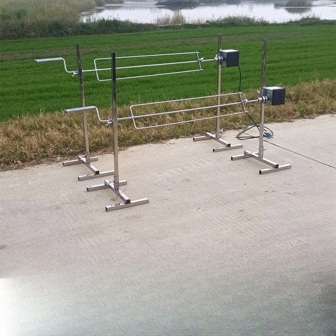 통돼지 바베큐 기계 그릴 훈제 회전 숯불그릴 자동 양꼬치기계, 다리를 놓다, 1개