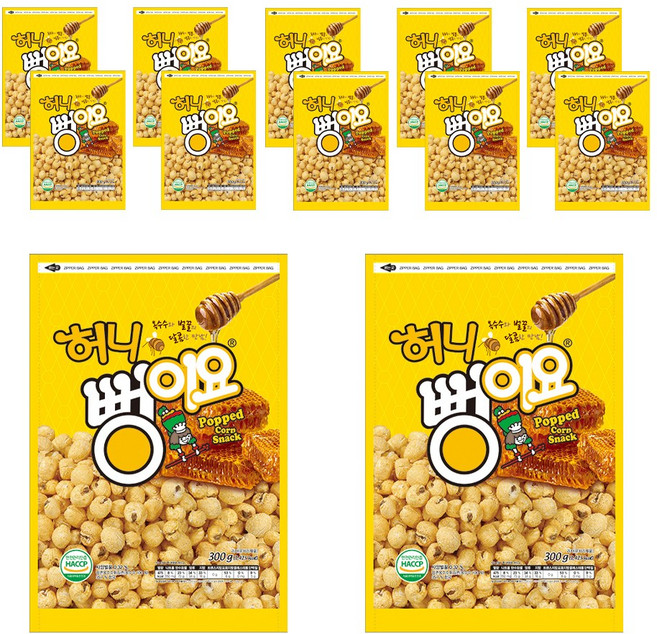 뻥이요 허니, 300g, 12개
