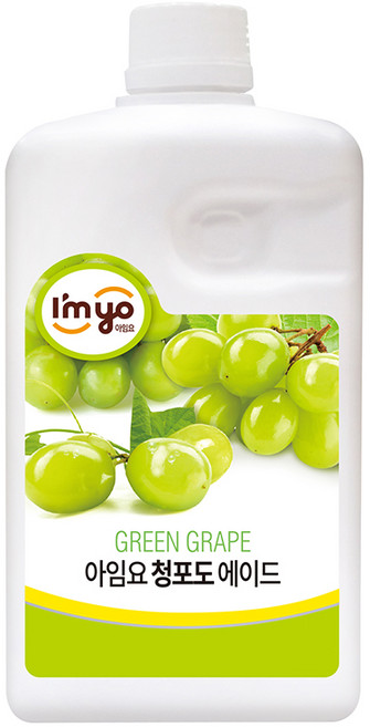 아임요 청포도 에이드, 1.5L, 1개