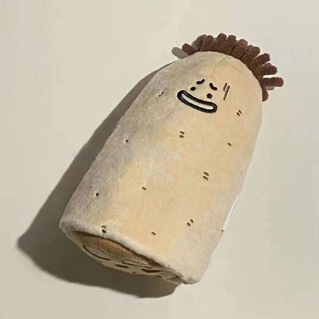 모던허니 연근 채소 봉제 인형 필통 캐릭터 학용품 학생 직장인 생일선물 파우치