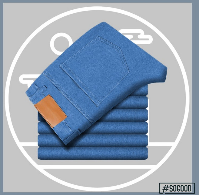 直筒修身工作褲 丹寧牛仔長褲 男生