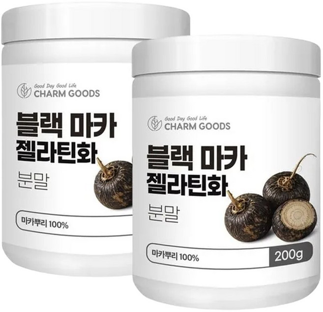 라스트찬스페루산 블랙마카 젤라틴화 분말 200g 2통, 2개