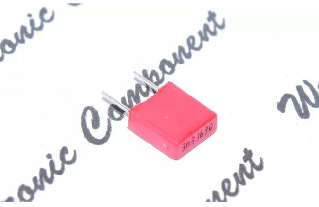 德國WIMA MKP2 3300P 630V 5% 5mm MKP2J013301B00 電容器, 1個