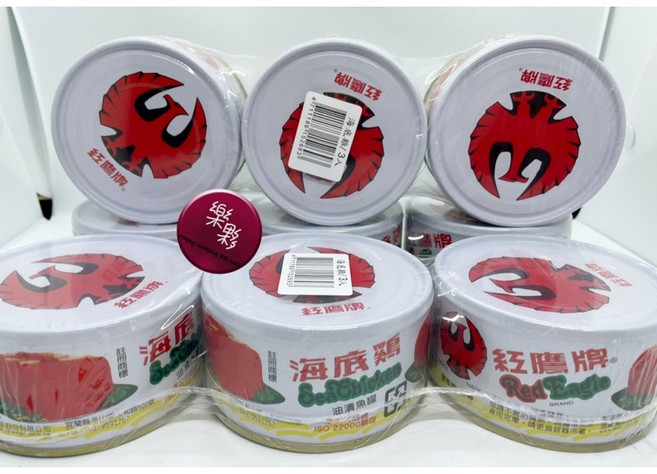 紅鷹牌 海底雞 魚罐頭, 1個