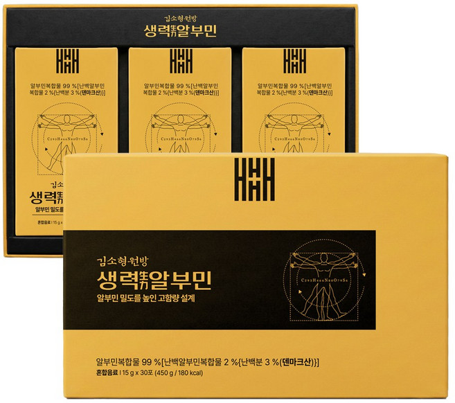 김소형원방 생력 알부민 1박스(15g x 30포), 30개, 15g