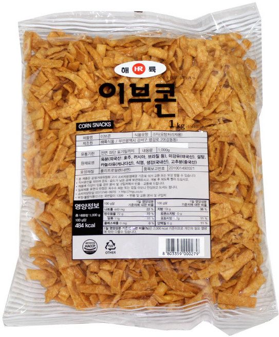 원하프뉴이브콘1kg/해륙총알배송, 1kg, 1개