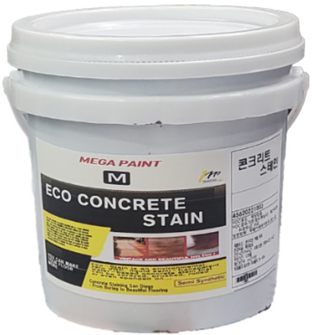 에코 콘크리트 스테인 18L 목재 겸용 원석 조약돌 석재, 1개, 도미노(블랙)_