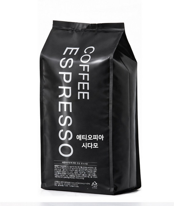 커피에스프레소 에티오피아 시다모 원두커피, 1개, 1kg, 홀빈(분쇄안함)