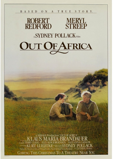 조이포스터 TOS-058 아웃 오브 아프리카 제58회 아카데미 작품상 수상 1986년 영화 포스터 브로마이드