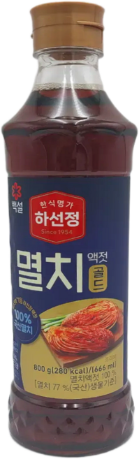 하선정 멸치액젓 골드, 800g, 2개