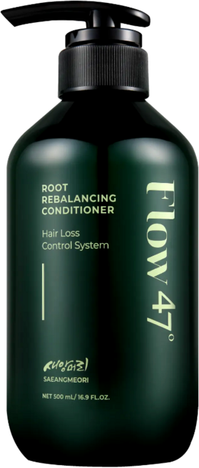Flow47 탈모완화 기능성 쿨링 컨디셔너 저자극 두피케어 모근강화 지성 모발영양, 1개, 500ml