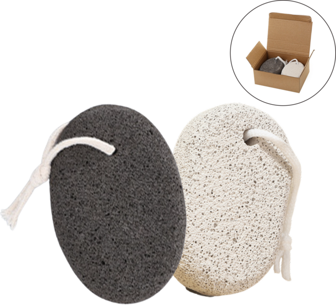 프리미엄 천연 발각질 제거 스톤, 400g, 1개, 2개입