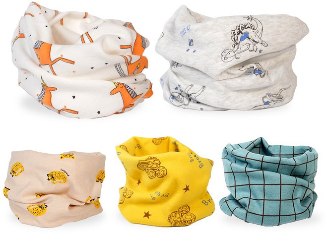 리플러스 가을 겨울 목토시 아동 넥워머 5개 세트