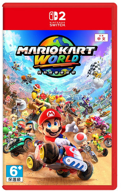 Nintendo Switch2 NS2 瑪利歐賽車 世界 中文版 遊戲片, NS2 瑪利歐賽車世界