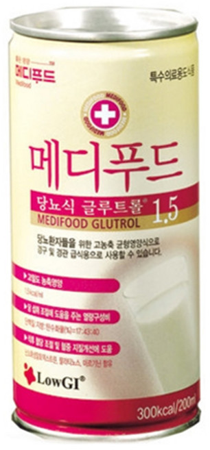 메디푸드 당뇨식 글루트롤 1.5 200ml x 30캔, 메디푸드 당뇨식 글루트롤 200ml x 30캔, 30개