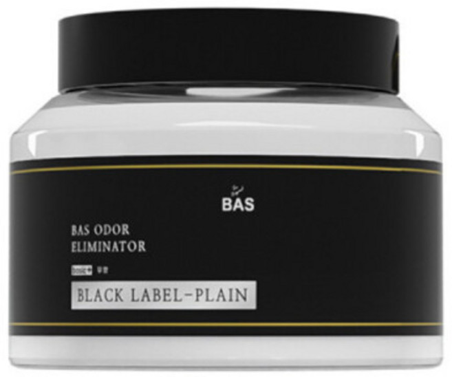 BAS 블랙라벨 생활 탈취제 350g 플레인 무향 실내 화장실 욕실 싱크대 신발장 자동차 차량 냄새제거, 1개