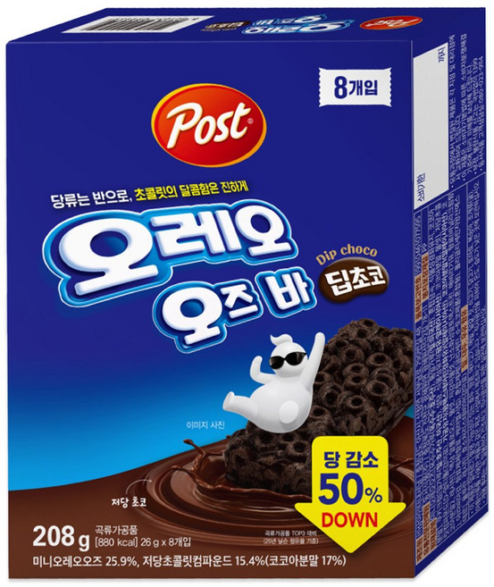 포스트 오레오 오즈바 딥초코 208g, 1개