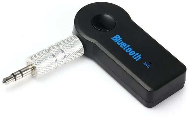 2in 1 무선 블루투스 5.0 수신기 3.5mm 잭 자동차 음악 aux A2DP 헤드폰 어댑터 receever handsfree, 01 Black