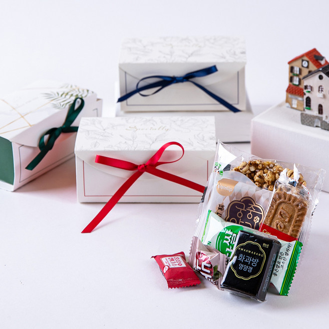 어른 간식7종 선물 세트 상자 포장 단체 어르신 부모님 노인정 결혼답례 승진턱 과자 시보해제 탕비실 간담회 다과 과자 교회 회사 시상 산악회 관광버스, 1개