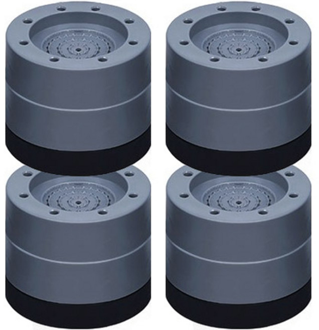 HK 세탁기 냉장고 높이조절 스토퍼 3단 소음방지패드, 4개