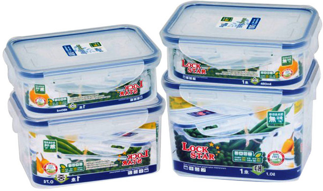 플라스틱 김치통 1호~3호 김장통 밀폐용기 반찬통 코코아밀폐 투명, 1개, 1호(대)1L