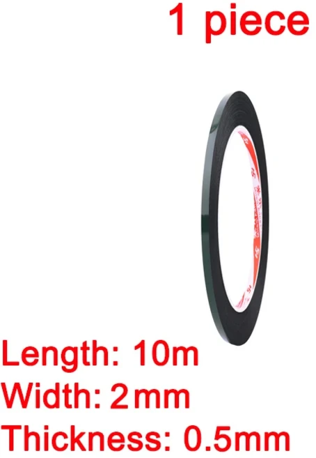 컴퓨터용 노트북 양면 테이프 LCD 상단 커버 고정 접착 스트립 배터리 두께 0.5mm, 01 Width 2mm