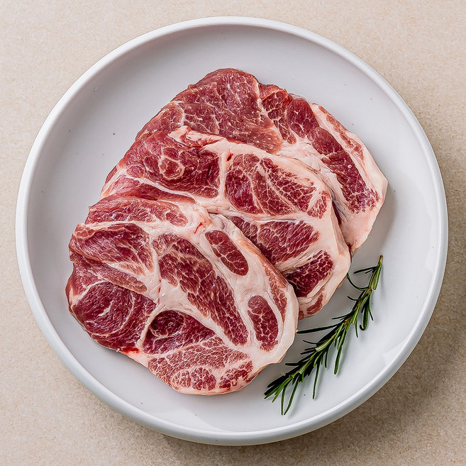 바르돈 국내산 1+ 한돈 냉장 목살스테이크(두께 2cm) 프랑스 이즈니버터 증정, 1개, 500g