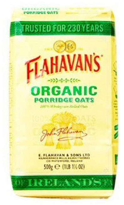 플라하반 유기농 포리지 오트밀, 500g, 1개