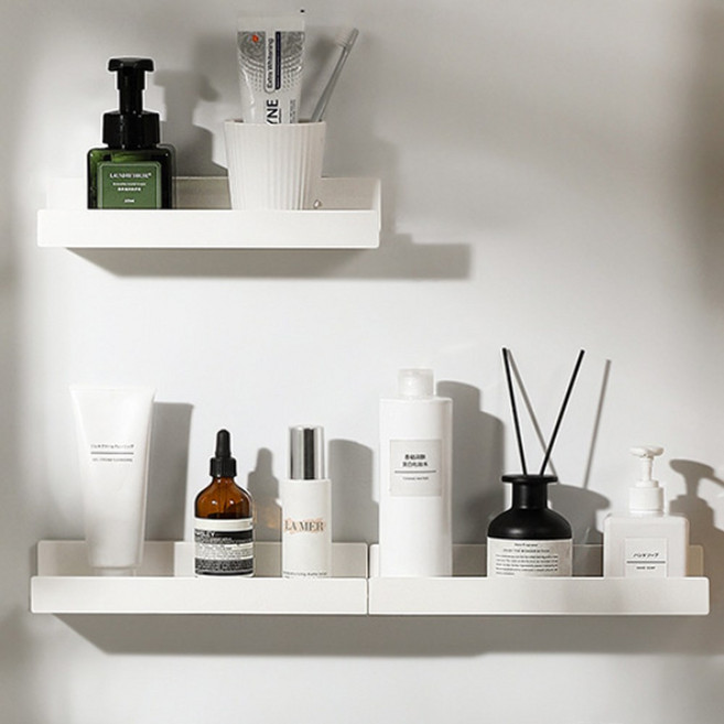 소중한가족 강력고정 무타공 미니멀 수납 선반, 1개, 화이트