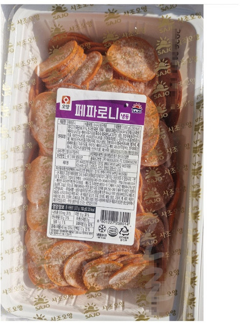 [요기푸드] 사조오양 페파로니 1kg, 사조오양 페파로니 1kg, 1개, 1개