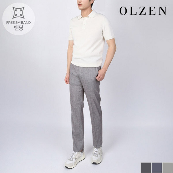 올젠 OLZEN 스트레치 캐주얼 셋업 팬츠 S (ZOD2PP1312) 438619