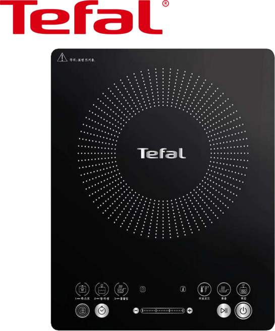 테팔 에브리데이 슬림 인덕션 레인지 1구 IH2108 6단계 자동조리 과열방지 전기레인지, 프리스탠딩, IH2108KR