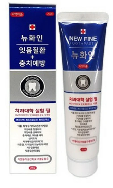 뉴화인 치약, 200g, 1개 - 쿠팡