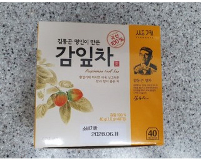 쌍계 김동곤명인차 감잎차 40T hii+68424dx, 1g, 40개입, 1개
