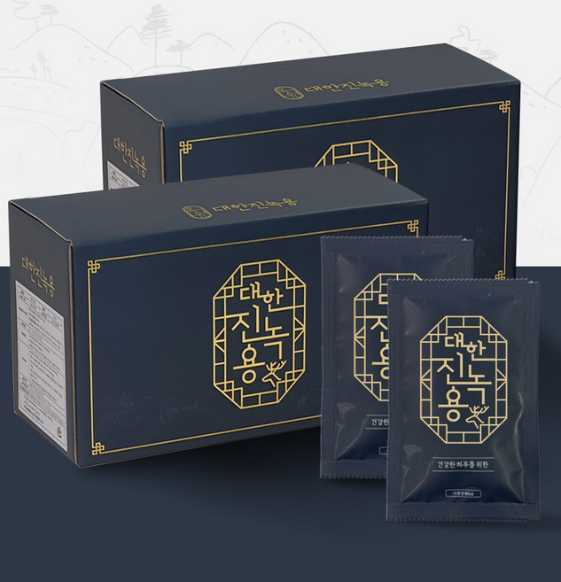 [대한진녹용] 국내산 녹용 150g (80ml x 30포), 80ml, 30개