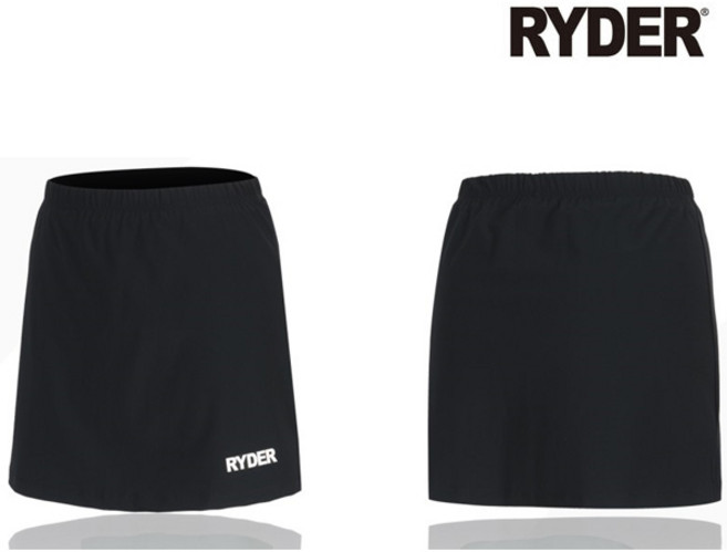 라이더 스커트 배드민턴 치마바지 일자 블랙 2022RS-3