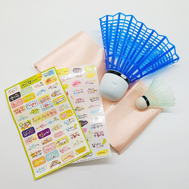 학토재 투게더 패밀리 보자기 배드민턴 꾸러미(2-4인용 협동 놀이교구), 단품, 1개