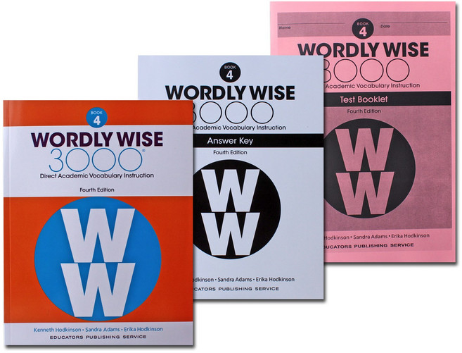 워들리와이즈 Wordly Wise 3000 4 SET (SB+답지+TEST) 3 종