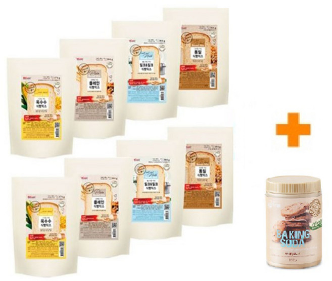 브레드가든 건강한 식빵믹스 4종세트 2개 베이킹소다 1개, 2세트