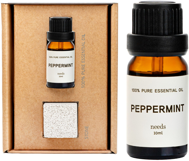 니즈 100% 천연 아로마 에센셜오일, 1개, 10ml, 페퍼민트