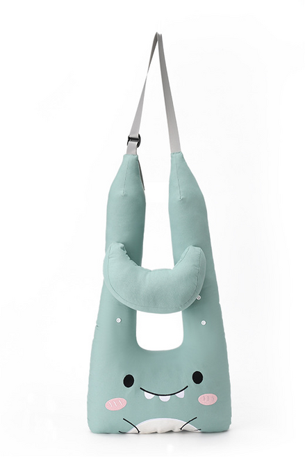 라플렌느 목꺾임방지 안전벨트쿠션, 민트다이노, 1개