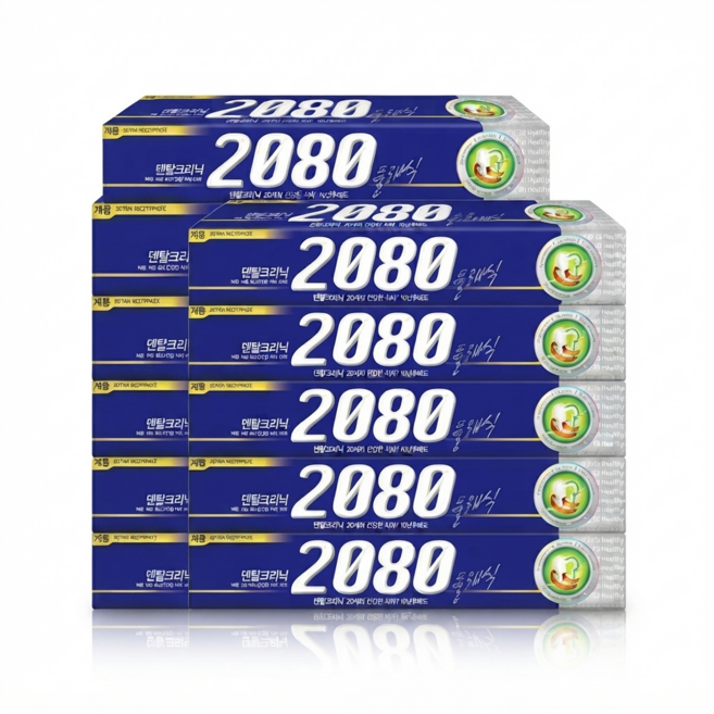 2080 클래식치약 170g(5입) 2개 (총 10개), 170g