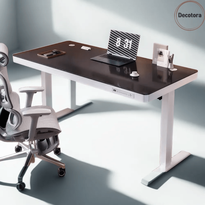 모션 테이블 서재 튼튼한 게이밍 좁은방 가정용 소형 심플 조립식 노트북책상, 튼튼한 모션 테이블 브라운