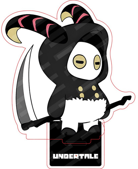 UNDERTALE Flowey Toriel 파피루스 Undyne 아크릴 스탠딩 사인 팬 머신 친구 선물 10cm, 3