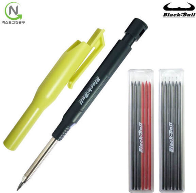 윤인컴퍼니 3mm 제도샤프 심13개 홀더펜 홀더샤프 목공연필 목수 목공 제도용 샤프