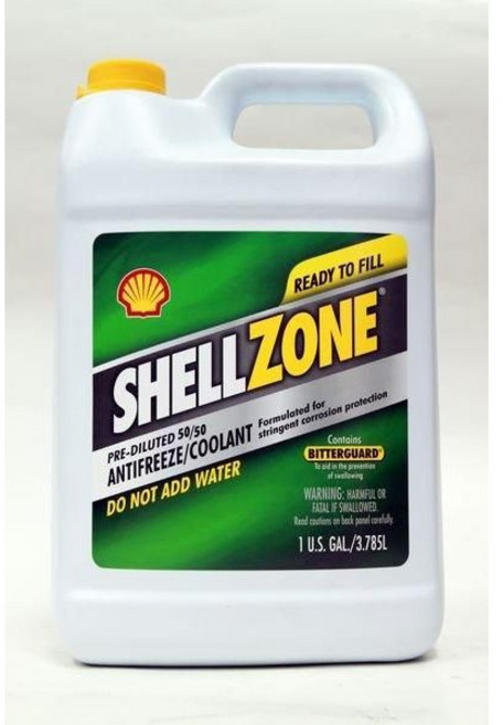 殼牌 SHELL ZONE COOLANT 汽車水箱保護劑 50% 1加侖 高效冷卻、防鏽蝕、抗凍保護 多種車型適用, 1瓶